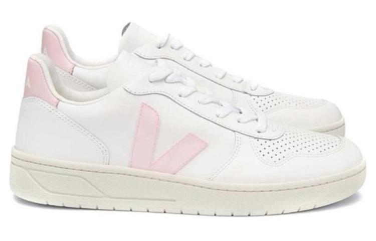 Order VEJA V-10 系带鞋 '白色米色粉色' VX022644