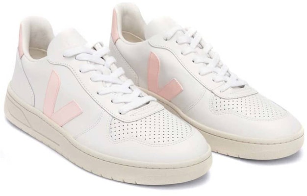 VEJA V-10 Lace-up 'White Beige Pink' VX022644 Lookbook VEJA V-10 Lace-up 'White Beige Pink' VX022644