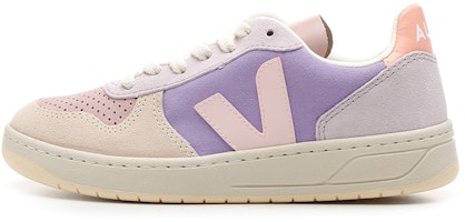 VEJA V-10 Lace-Up Sneakers 'Light Purple Pink' VX0302895 VEJA V-10 Lace-Up Sneakers 'Light Purple Pink' VX0302895