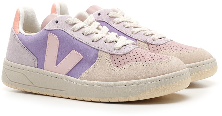 VEJA V-10 Lace-Up Sneakers 'Light Purple Pink' VX0302895 Order VEJA V-10 Lace-Up Sneakers 'Light Purple Pink' VX0302895