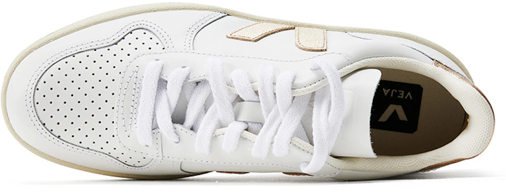 VEJA V-10 Vetersneakers ''Wit Goud'' VX022490 Shop VEJA V-10 Vetersneakers ''Wit Goud'' VX022490