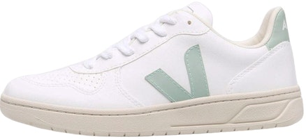 VEJA V-10 Lace-Up Sneakers 'White Matcha' VX0702806A VEJA V-10 Lace-Up Sneakers 'White Matcha' VX0702806A