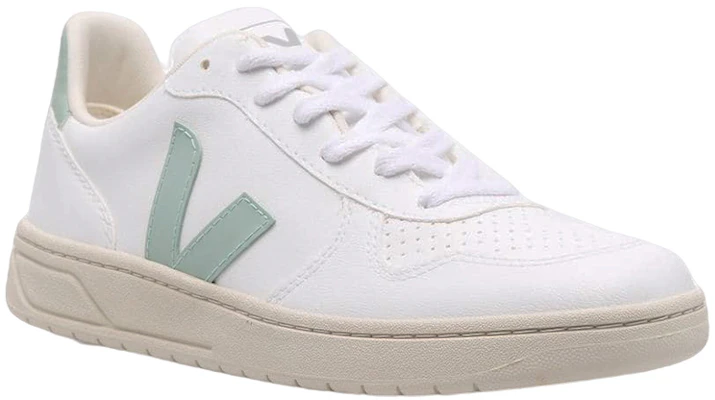 VEJA V-10 Lace-Up Sneakers ''Wit Matcha'' VX0702806A Order VEJA V-10 Lace-Up Sneakers ''Wit Matcha'' VX0702806A