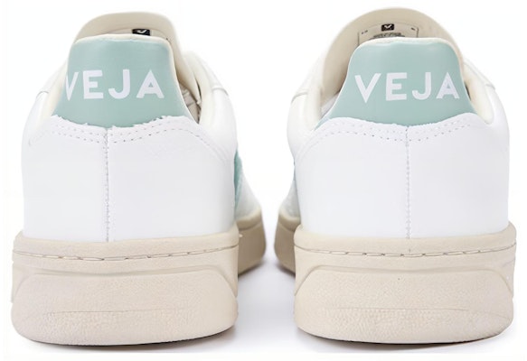 VEJA V-10 Lace-Up Sneakers 'White Matcha Grey' VX0703062 Lookbook VEJA V-10 Lace-Up Sneakers 'White Matcha Grey' VX0703062
