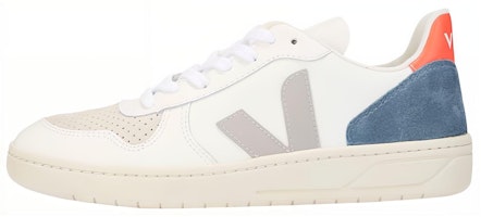 VEJA V-10 Lace-Up Sneakers 'White Oxford Grey' VX022303B VEJA V-10 Lace-Up Sneakers 'White Oxford Grey' VX022303B