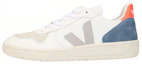 Buy VEJA V-10 レースアップスニーカー (ホワイト/オックスフォードグレー) VX022303B