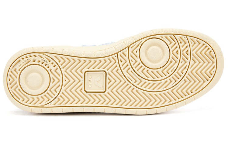 Shop VEJA V-10 系带运动鞋 '白色钢黄油底' VX072728