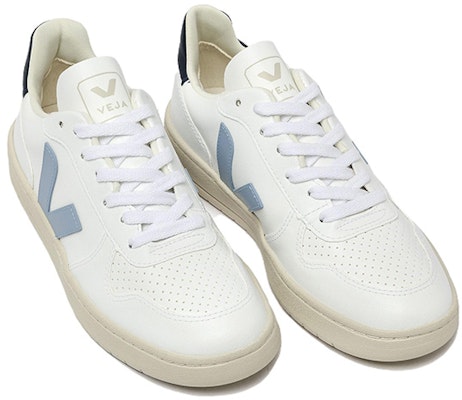 VEJA V-10 Lace-Up Sneakers 'White Steel Nautico' VX0703111 Lookbook VEJA V-10 Lace-Up Sneakers 'White Steel Nautico' VX0703111