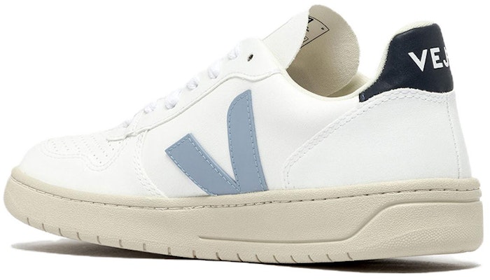 VEJA V-10 Lace-Up Sneakers 'White Steel Nautico' VX0703111 Shop VEJA V-10 Lace-Up Sneakers 'White Steel Nautico' VX0703111
