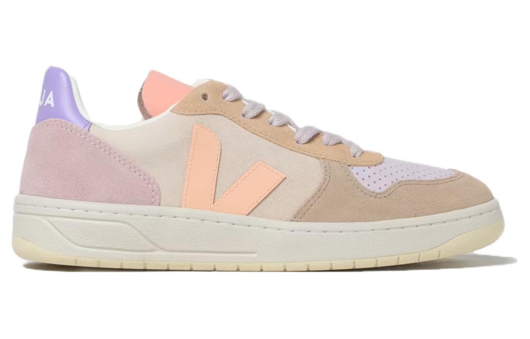 Order VEJA V-10 綁帶低筒時尚板鞋 女款 拼色