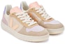 Lookbook VEJA V-10 Kasut Sneakers Suede 'Beige Kuning Merah Jambu' VX0302908