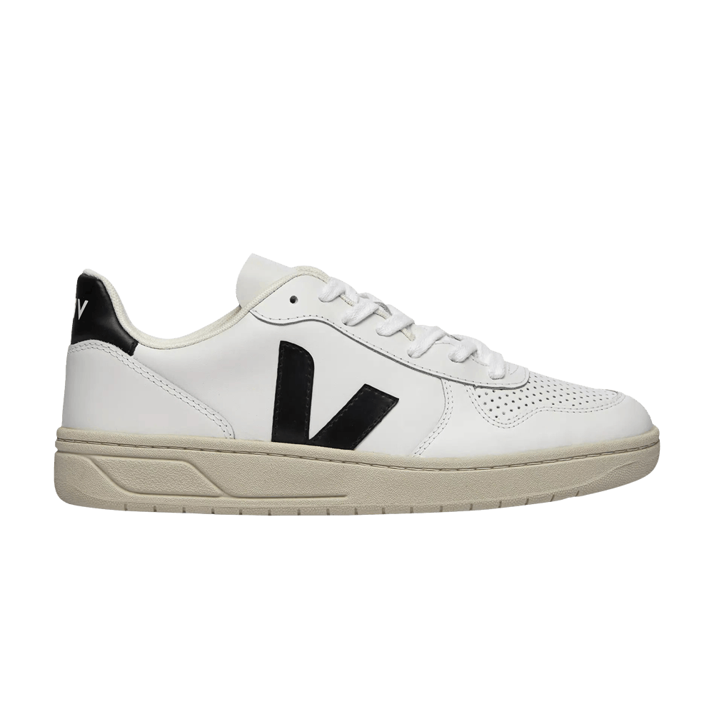 Buy VEJA V-10 de Cuero 'Blanco Extra Negro' VX0200005B