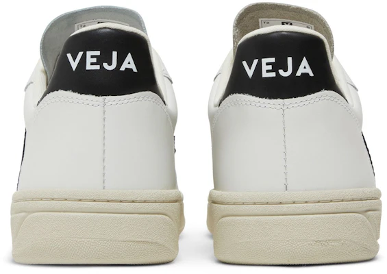 VEJA V-10 Leder ''Weiß Schwarz'' VX020005/VX020005B Details for VEJA V-10 Leder ''Weiß Schwarz'' VX020005/VX020005B