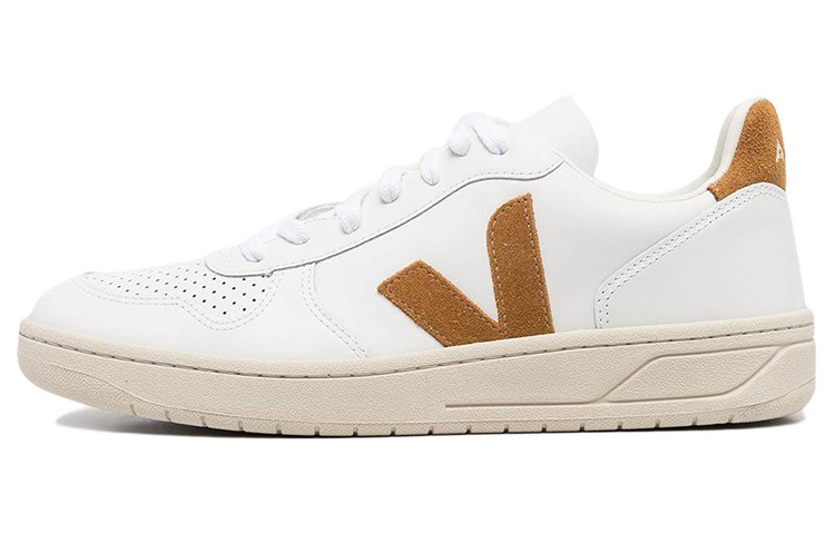 VEJA V-10 Leather 'White Camel' VX0202652