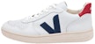 VEJA V-10 Kulit 'Putih Nautico Pekin' VX021267