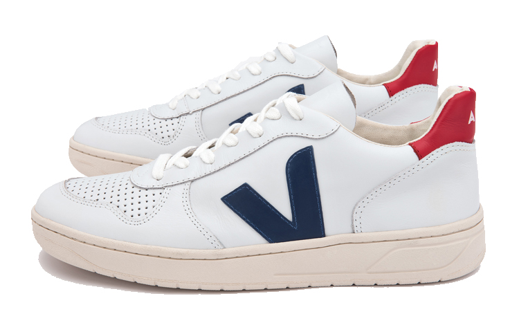 Order VEJA V-10 レザー ホワイト/ノーチコ (Veja V-10 レザー 白/紺) VX021267