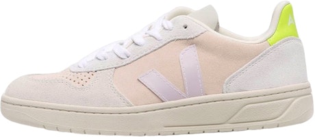 VEJA V-10 Low-Top Sneakers 'Beige Light Purple Neon Yellow' VX0302805A VEJA V-10 Low-Top Sneakers 'Beige Light Purple Neon Yellow' VX0302805A