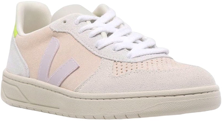 VEJA V-10 Low-Top Sneakers 'Beige Light Purple Neon Yellow' VX0302805A Order VEJA V-10 Low-Top Sneakers 'Beige Light Purple Neon Yellow' VX0302805A