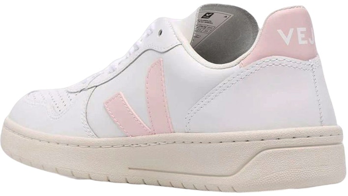 VEJA V-10 Low-Top Sneakers 'White Pink' VX0202644 Lookbook VEJA V-10 Low-Top Sneakers 'White Pink' VX0202644