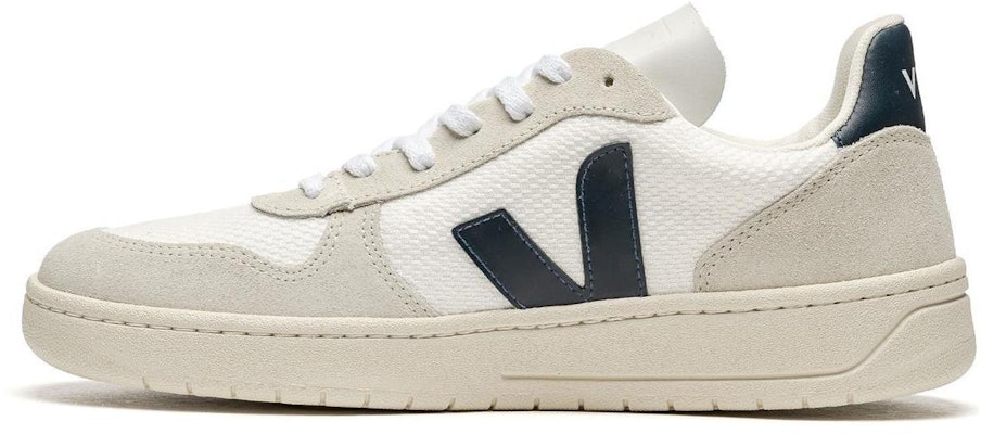 VEJA V-10 Panelled Low-Top Sneakers 'White Beige Black' VX0101380 Buy VEJA V-10 Panelled Low-Top Sneakers 'White Beige Black' VX0101380