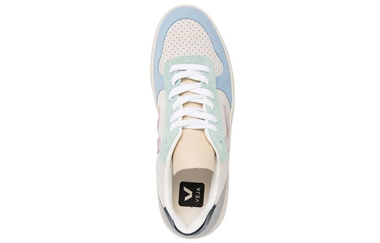 Shop VEJA V-10 Suede 'Multicolor Natural-Babe' Pria Wanita Sneakers VX032495A
