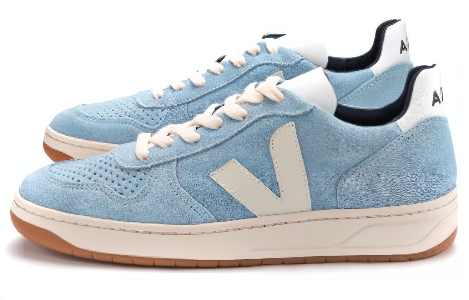 Shop VEJA V-10 Suede ''Acciaio Pierre'' VX031698