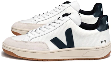 Lookbook VEJA V-12 系列 藍色V白底 休閒板鞋