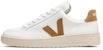VEJA V-12 Kulit 'Putih Ekstra Camel' XD0202322