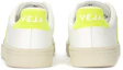 Purchase VEJA V-12 Cuir ''Blanc Extra Vert Néon'' XD022649