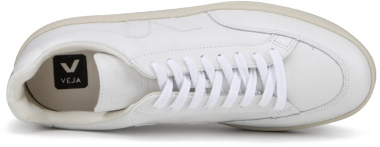 VEJA V-12 Kulit 'Putih Penuh' XD022297/XD022297B/XD0202297B Shop VEJA V-12 Kulit 'Putih Penuh' XD022297/XD022297B/XD0202297B