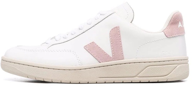 VEJA V-12 休閒時尚低幫板鞋 女款 白粉 Buy VEJA V-12 休閒時尚低幫板鞋 女款 白粉