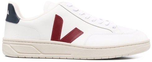 VEJA V-12 Leather 'White Marsala Nautica' XD0201955B VEJA V-12 Leather 'White Marsala Nautica' XD0201955B