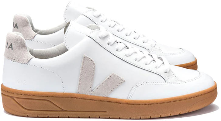 VEJA V-12 Pelle ''Bianco Naturale Suola Naturale'' XD021821 Order VEJA V-12 Pelle ''Bianco Naturale Suola Naturale'' XD021821