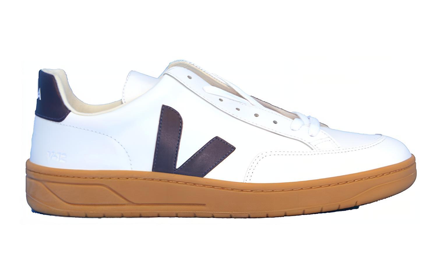 Order VEJA V-12 Cuir ''Blanc Nautico Semelle Gomme'' XD022185