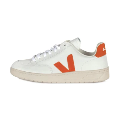 VEJA V-12 Leather 'White Pumpkin'