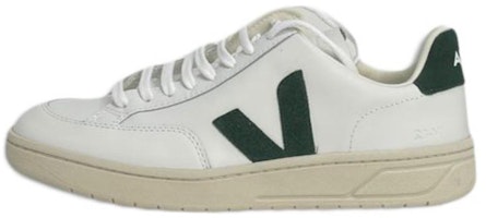VEJA V-12 Leather Sneaker 'White Green' XD202336 VEJA V-12 Leather Sneaker 'White Green' XD202336