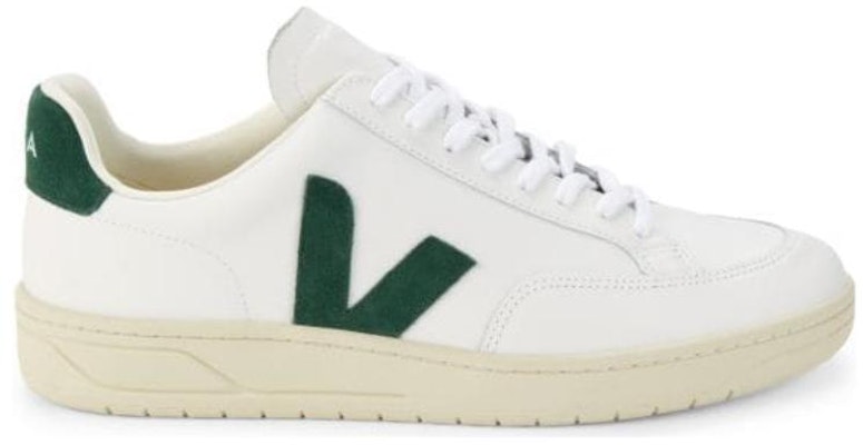 VEJA V-12 Sneaker Kulit 'Putih Hijau' XD202336 Order VEJA V-12 Sneaker Kulit 'Putih Hijau' XD202336