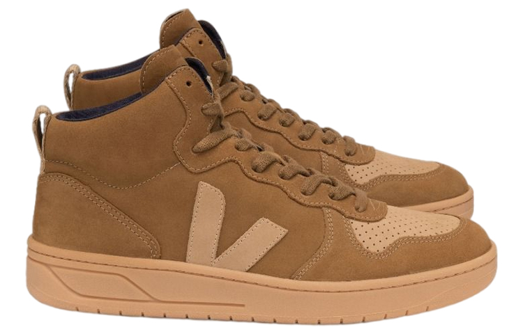 Order VEJA V-15 ''Bruin Geel Hoge Sneakers'' vq1302616