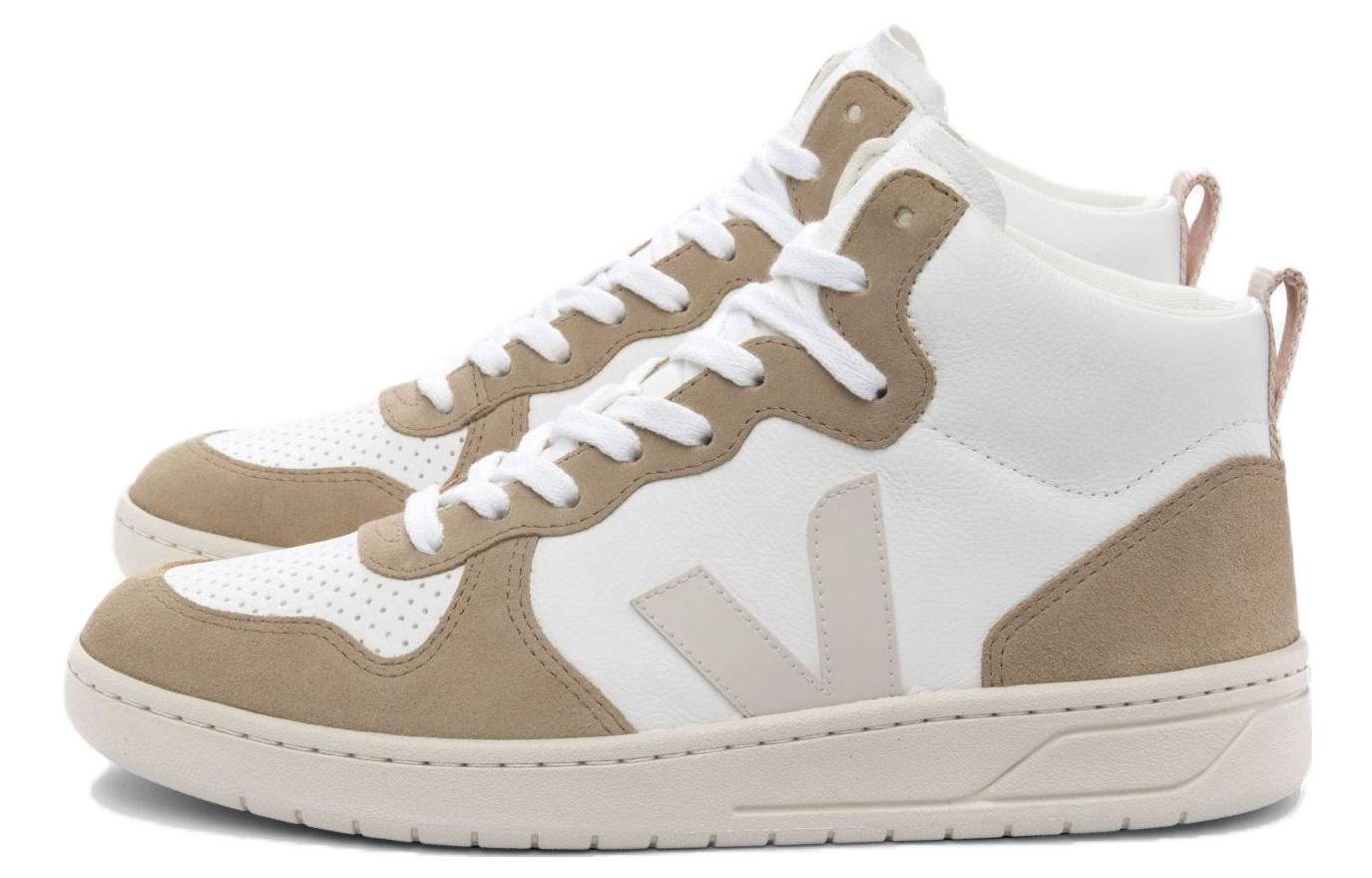 VEJA V-15 'Comfort Casual Mid-Top White Brown' vq0503109