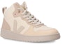 Lookbook VEJA V-15 High-Top Chromefree 'Putih Beige' VQ0503451