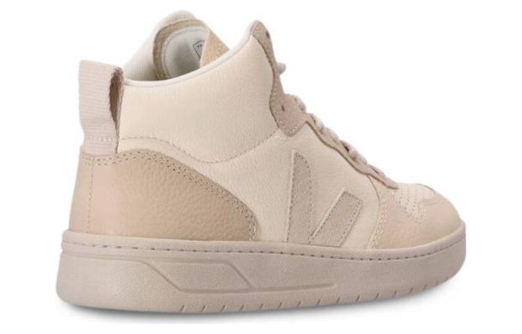 Shop VEJA V-15 High-Top Chromefree ''Weiß Beige'' VQ0503451