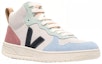 Lookbook Sneakers VEJA V-15 High-Top 'Beige Biru Muda Hitam' VQ0302821A