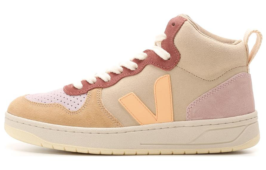 VEJA V-15 High-top Suede 'Peach Beige' VQ0302897