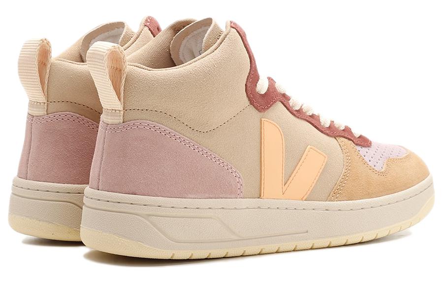 Lookbook VEJA V-15 High-top Suède ''Peach Beige'' VQ0302897