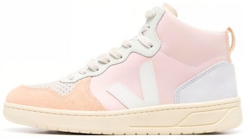 VEJA V-15 Leather High Top 'Pastel Pink Yellow' VQ0203142 VEJA V-15 Leather High Top 'Pastel Pink Yellow' VQ0203142