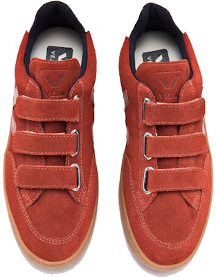 VEJA V12 Velcro 'Rust Red/White Tail' XC031656 Shop VEJA V12 Velcro 'Rust Red/White Tail' XC031656