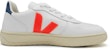 VEJA V-10 Kulit 'Putih Jingga Fluo Cobalt' VX022136