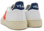 Purchase VEJA V-10 Kulit 'Putih Jingga Fluo Cobalt' VX022136