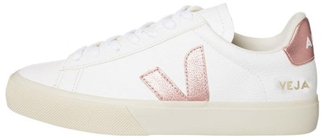 VEJA Campo Chromefree Lace-Up Sneakers 'White Pink' CP0503128 VEJA Campo Chromefree Lace-Up Sneakers 'White Pink' CP0503128