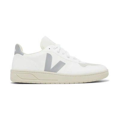 VEJA V-10 'White Oxford Grey'